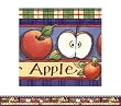 SW APPLES STRAIGHT BORDER TRIM