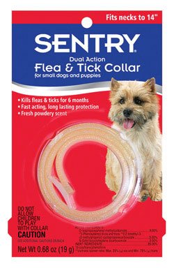 Sentry Dual-Action Flea & Tick Collars for small dogs & puppies