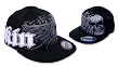 Skin Industries Pain- Black Flex Fit Cap L-XL