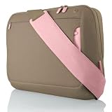 Belkin 15-Inch Messenger Bag (Khaki/Powder Pink)