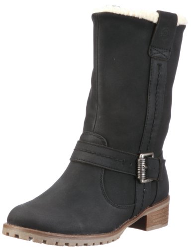 ESPRIT Timba Mid Bootie W10300, Damen Stiefel, Schwarz (black 001), EU 38