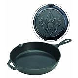 Lodge L10SK3BS Boy Scouts of America Pre-Seasoned Skillet, 12-inch