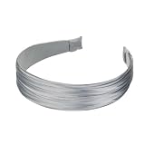Ruched Satin Headband - Silver