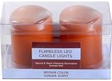 Scented Led Votives - Set Of 2