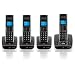 BT Synergy 5500 DECT Quad Cordless Phone with Answer Machine - Black / Silver