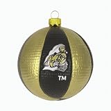 Purdue Boilermakers 3.5 Glass Basketball Ornament