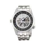 Orient Mens Power Reserve Semi-Skeleton White Automatic Watch #CFT00006W by Orient