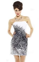 Cocktail Short Applique Crystal Beaded Crystals Sequined Lace Chiffon/Taffeta/Tulle Quinceanera Dress 