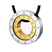Search : Atlas Jewels 316L Stainless Steel Silver and Gold Eclipse Astrology Pendant Necklace