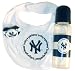 New York Yankees Starting Line Up Infant Baby Pacifier, Bib, and Bottle Gift Set