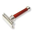 Merkur 38C Barber Pole Aluminium Red DE Safety Razor (one razor  blade included)