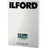 Ilford Commercial Ortho Plus Black & White Orthochromatic Copy Film ISO 40/80, 8 X 10 - 25 Sheets
