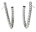 18k White Gold J-Hoop Diamond Earrings (1.73 cttw, F-G Color, VS2 Clarity)