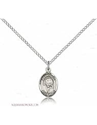 St. Gianna Small Sterling Silver Medal