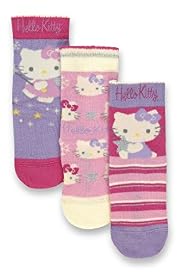 3 Pairs of Hello Kitty Assorted Socks