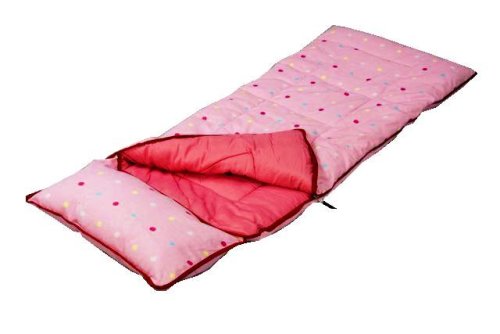 SunnCamp Junior Sleeping Bag - Pink Dotty