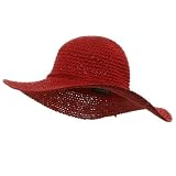 Ladies Hand Crocheted Hats-Red