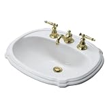 Bathroom Sink Drop In Self Rimming by Kohler - K-2189-8 in Almond