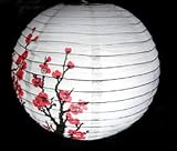 Chinese Japanese Paper Lantern 16"D Sakura