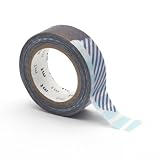 Stripe Masking Tape (Teal/Grey)