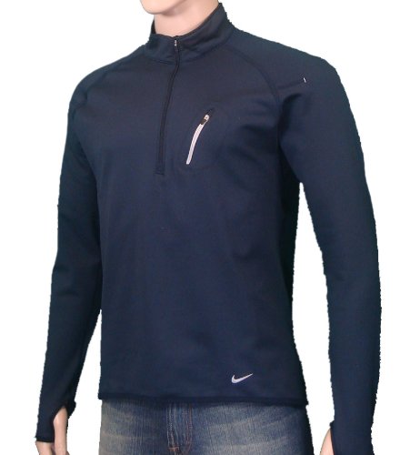 Nike Men's Dri-Fit Stay Warm Long Sleeve Shirt Navy