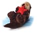 Aurora Plush Cali Otter Flopsie - 12"