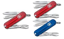 Victorinox Swiss Army Classic Three-Pack Set (Two Ruby and One Sapphire)