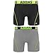 adidas Men's Sport Performance Climacool Boxer Brief Underwear (2-Pack), Black/Semi Solar Slime-Light Onix/Black, Small/Waist Size 28-30