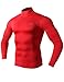 H2H SPORT Men's Skin Tight Turtle-Neck Various Color Compression Base Layer