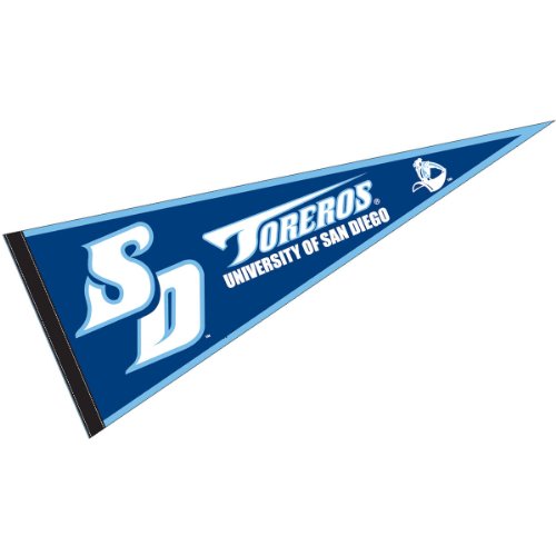 College Flags & Banners Co. San Diego Toreros Pennant Full Size Felt