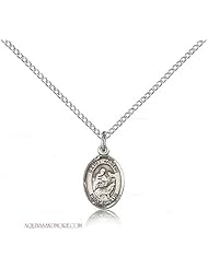 St. Jason Small Sterling Silver Medal