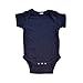 Apericots Newborn Unisex Baby Pure Cotton Soft Blank Plain Rib Infant Short Sleeve Onesie Bodysuit 1-Pack Sizes (0-18 Months)