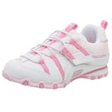 Skechers Infant/Toddler Bikers - Caravan Sneaker,White/Pink,9.5 M US Toddler