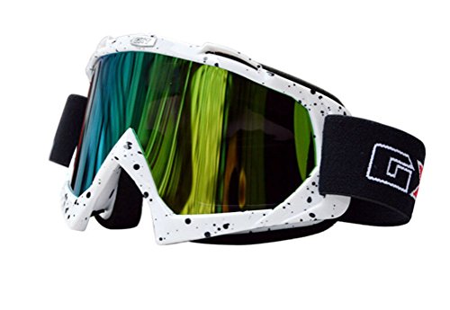 ZH PU Resin Windproof Dustproof Distortion-Resistant Scratch Resistant Motocross Dirt Bike Wrap Goggles Ski Goggles Protective Safety Glasses