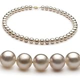 PearlsOnly White 8-9mm AA Freshwater Pearl Necklace