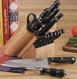 15 Piece Cutlery Set In Wood Block