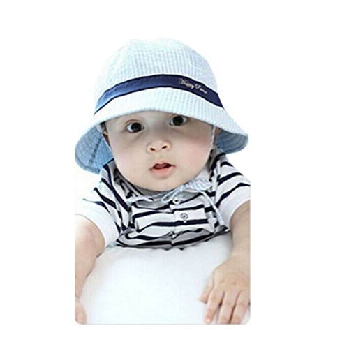Ularmo® Baby Boy Girl Kid Spring Summer Pots Hat Cotton Sun Visor Caps (blue)