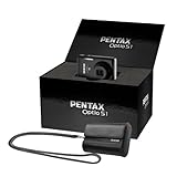 Pentax Optio S1 Luxury Kit Digitalkamera (14 Megapixel, 5-fach opt. Zoom, 6,8 cm (2,7 Zoll) Display, bildstabilisiert) schwarz