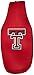 Logo Brands NCAA Texas Tech Red Raiders Unisex Adult Bottle Drink Coozie, One Size, Multicolor