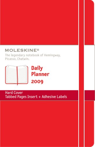 2009 Moleskine Pocket Red Daily Diary
