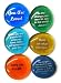 Encouragement Glass Stones, Set of 6