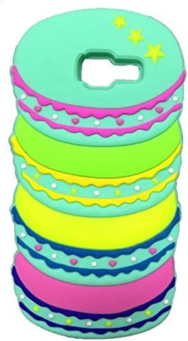 Galaxy A7 2016 3D Silicone Case,Animecool Food Design Sweet Macaron Soft Rubber Cover Protective Skin for Samsung Galaxy A7 A710 2016