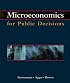 Microeconomics for Public Decisions with Economic Applications Card