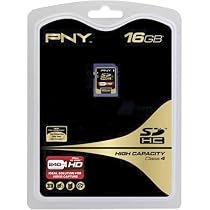 PNY Optima 16 GB SDHC Class 4 Flash Memory Card P-SDHC16G4-EF