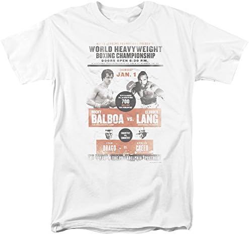 Rocky MGM Movie Vs Clubber Poster Adult Mens T-Shirt Tee