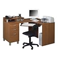 Ambiance Corner Desk - Cappuccino