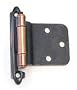 Reverse Bevel Hinge - Antique Copper Self Closing, Face Mount, Reverse Bevel Hinge