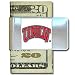UNLV Pewter Money Clip NCAA