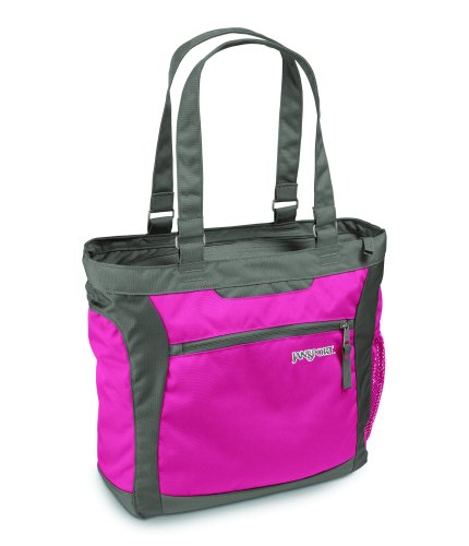 JanSport Ella Core Series Tote, New Hot Pink/New Storm Grey