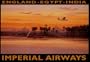 Imperial Airways, Egypt Art Poster Print by Kerne Erickson, 38x26